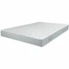 Tout neuf ⭐ EBAC LITERIE Matelas Melodie 160x200 - Mousse - Hauteur 20 Cm - Soutien 3 Zones Confort - Blanc/Ecru/Ivoire 🔥