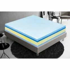 Le moins cher ⌛ ILOVESLEEP Matelas 90x200 Mémoire De Forme - Haut 25 Cm - 11 Zones De Confort - Mémoire 5 Cm - Orthopédie - Housse Amovible ✔️