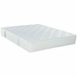 Meilleur prix ✨ Matelas Essenzia SPRING 850 VISCO 140x190 Ressorts - Blanc 🔥