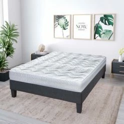 Remise 🔔 OLYMPE LITERIE | Matelas NAXOS 90x200 Cm | Mousse à Mémoire De Forme | Soutien Ferme - Blanc ❤️