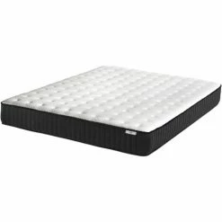 Promo ✔️ BELIANI Matelas En Tissu Blanc 140x200 - Blanc 🛒