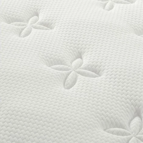 Bon marché ⭐ DECO IN PARIS Matelas Hybride BAMBOO 140 X 190 Cm Ressorts Ensachés Et Mémoire De Forme épaisseur 30 Cm - Blanc 😀 – Image 5