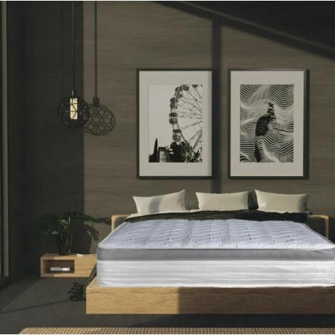 Meilleur prix đ BATFLEX Matelas 140x190 H25 à Mémoire De Forme - Water Foam - Huiles Essentiels Et Mousse D'eau Expansée - Haute Densité - Réversible - Hypoallergénique - BIONUIT - La Couleur Peut Changer - La Couleur Peut Changer đ