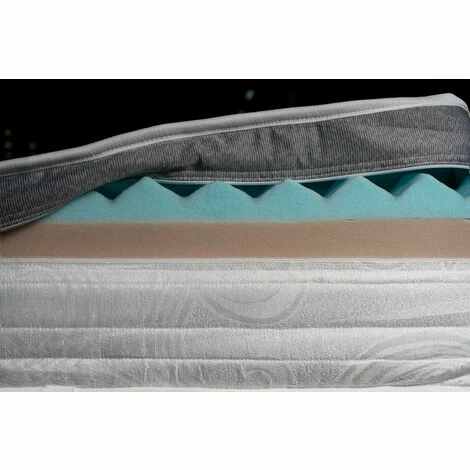 Meilleur prix đ BATFLEX Matelas 140x190 H25 à Mémoire De Forme - Water Foam - Huiles Essentiels Et Mousse D'eau Expansée - Haute Densité - Réversible - Hypoallergénique - BIONUIT - La Couleur Peut Changer - La Couleur Peut Changer đ â Image 4