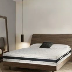 Offres 👏 Matelas 140X190 H22 Mémoire De Forme “CONFOPLUS” - “50 Kg/m3” – Soutien:” Equilibré” - 9 Zones De Confort - Haute Densité - La Couleur Peut Changer - Batflex - La Couleur Peut Changer ❤️