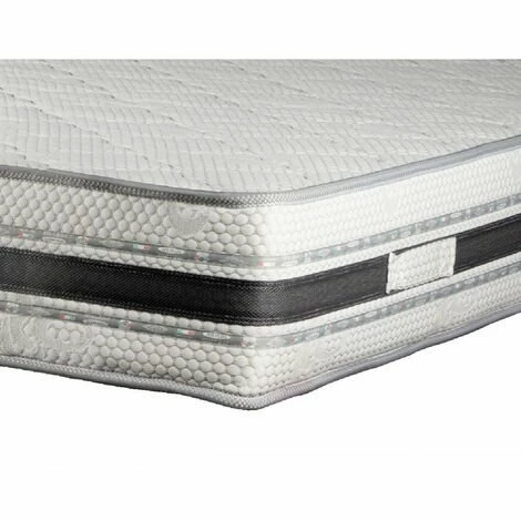 Tout neuf đ„ BATFLEX Matelas à Mémoire De Forme + 800 Ressorts 140X190 H25 HYBRID - Mémoire De Forme 50 Kg/m3 + Mousse Ergonomique HD +800 Ressorts Ensachés - 3D Aération -Orthopédique - Hypoallergénique - La Couleur Peut Changer đ