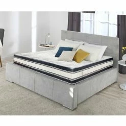 Meilleur prix 🧨 BATFLEX Matelas 140X190 Mémoire De Forme GEL GHOST H25 - Confort Soutien Equilibré - Epaisseur 25 Cm - Matelas En Mousse Ergonomique, Mémoire De Forme Et GEL - La Couleur Peut Changer - La Couleur Peut Changer 🌟