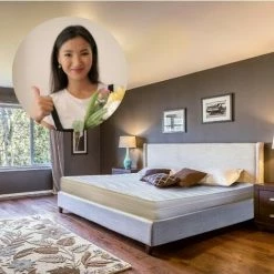 Meilleur prix ⭐ Matelas 140x190 H16 Mémoire De Forme “DORMIPURE” - 9 Zones - Equilibré - Mémoire De Forme “50 Kg/m3” + Mousse “25kg/m3” - Batflex - La Couleur Peut Changer ❤️