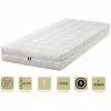 Les meilleures critiques de 😉 KING OF DREAMS Matelas Face été Latex Naturel 70 Kg/m3 Face Hiver Mémoire De Forme 60 Kg/m3 70x190 X 22 Cm Ferme + Oreiller Visco + Alèse - Déhoussable Housse Lavable - 7 Zones De Confort 👍