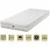 Coupon 🎉 KINGOFDREAMS Matelas Face été Latex Naturel 70 Kg/m3 Face Hiver Mémoire De Forme 60 Kg/m3 80x200 X 22 Cm Ferme - Spécial Sommier Electrique - Déhoussable Housse Lavable - 7 Zones De Confort 🧨