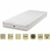 Meilleure vente 🎉 PROVENCE LITERIE Matelas Latex 70% Naturel 80x200 X 21 Cm Ferme + Oreiller Visco - Spécial Sommier Electrique - Déhoussable Housse Lavable - 7 Zones De Confort - Ame Poli Lattex 33 Kg/m3 - Hypoallergénique 😀
