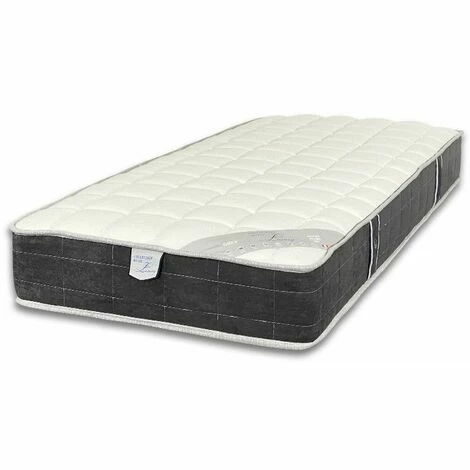 Remise 🎉 Matelas Essenzia Zen GREY CLASSIC Ressorts 80x200 Ressorts - Blanc 🔔