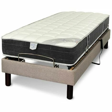 Remise 🎉 Matelas Essenzia Zen GREY CLASSIC Ressorts 80x200 Ressorts - Blanc 🔔 – Image 2