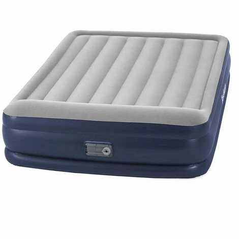 Meilleure vente ✨ Bestway 67630 Matelas Gonflable Double Tritech 152x203x46cm Avec Pompe 🔔
