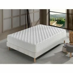 Coupon ✔️ DAGOSTINO HOME Matelas 090x190 | Mémoire De Forme Orthopédique | Hauteur 20 Cm | 7 Zones De Confort | Réversible (Côté Hiver - Côté Été) 🔔