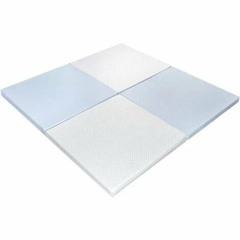Le moins cher 🎉 DORMALIT Tapis Enfant D'eveil Et De Jeux BLEU 3-en-1 - Transportable Et Deshoussable - Bleu ✔️