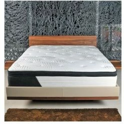 Grosses soldes ⭐ LE QUAI DES AFFAIRES Matelas CASSIE 180x200 Cm Ressorts Et Mémoire De Forme/ ✔️