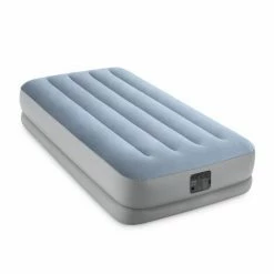 Remise 🧨 Matelas Gonflable Raised Confort Fiber Tech 1 Place - Intex 😉
