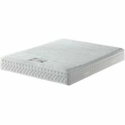 Promo 🌟 NUITS D'OR Matelas Memoryplus A Ressorts + 3,5 Cm Memoire De Forme 75 Kg/m3 - 80x200 Hauteur +/- 22,5 Cm - Accueil Moelleux - Soutien Equilibre + Oreiller Visco - 7 Zones De Confort - Hypoallergenique ✔️