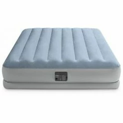 Remise 😉 Matelas Gonflable électrique 2 Places Intex Raised Comfort Fiber-Tech 🔔