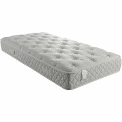 Budget 🎉 PROVENCE LITERIE Matelas Excellence A Ressorts Ensaches + Memoire De Forme 80 Kg/m3 + Alese 80x190 Hauteur +/- 25,5 Cm - Accueil Moelleux - Soutien Equilibre + Oreiller Visco - 5 Zones De Confort - Hypoallergenique 🧨