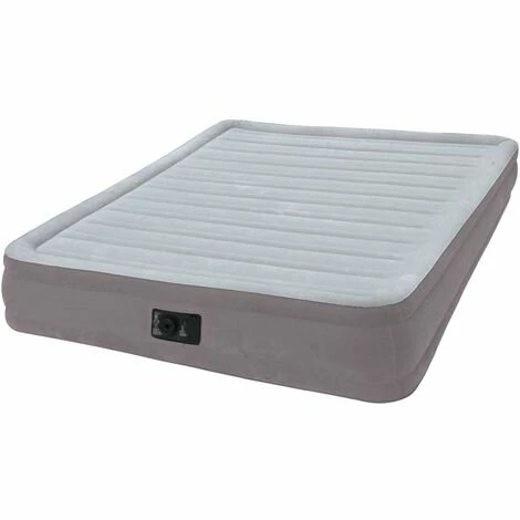 Budget 🛒 Matelas Gonflable Grand Confort Fiber Tech 2 Places - Intex 🔔
