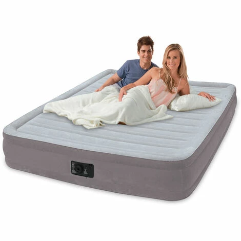 Budget 🛒 Matelas Gonflable Grand Confort Fiber Tech 2 Places - Intex 🔔 – Image 2