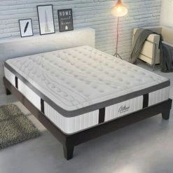 Nouveau ✔️ MAISON AUBERTIN Matelas Altesse Mousse HD Accueil Mémoire De Forme Ferme - 26 Cm - 90 X 190 Cm 🥰