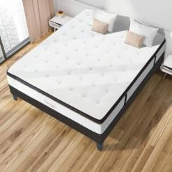 De gros 🛒 MAISON AUBERTIN Matelas Emeraude Mousse Acceuil Mémoire De Forme Moelleux - 24 Cm - 90 X 200 Cm 🌟