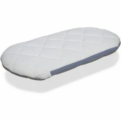 Vente flash 🎉 DORMALIT Matelas De Couffin 78x36 Respirant Epaisseur 6 CM 2 In 1:Matelas Pour Landau,Nacelle,Berceau + Protege Matrelas Dehoussable, Lavable, Adaptable ✔️