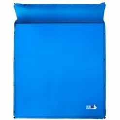 Promo 🎉 THSINDE Tapis De Pique-nique Gonflable Automatique 2-3 Personnes Camping Camping En Plein Air Pause Déjeuner Lit Rembourré (190 * 158 * 3) 🛒