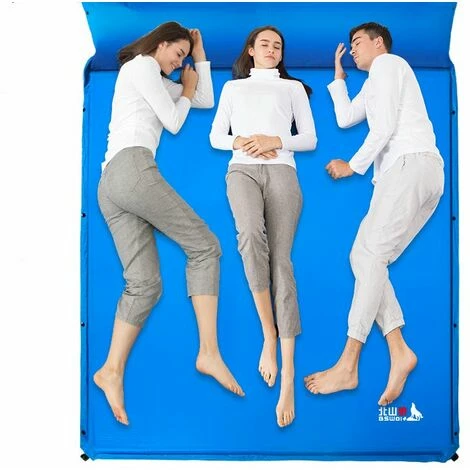 Promo 🎉 THSINDE Tapis De Pique-nique Gonflable Automatique 2-3 Personnes Camping Camping En Plein Air Pause Déjeuner Lit Rembourré (190 * 158 * 3) 🛒 – Image 2