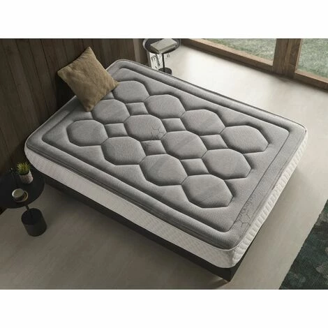 De gros 🌟 MATRIS Matelas Visco Natur Graphène 135x180 Cm Hauteur 28 Cm +/- 2 Fermeté Moyenne-Haute 🧨 – Image 3
