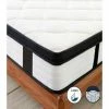 Offres 🧨 NUITSDOR Matelas Akira A Ressorts + 3,5 Cm Memoire De Forme 75 Kg/m3 + Alese 70x190 Hauteur +/- 26 Cm - Accueil Moelleux - Soutien Equilibre - 7 Zones De Confort - Hypoallergenique ✨