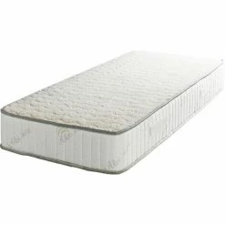 Le moins cher 🎉 KINGOFDREAMS Super Deluxe Matelas 70x200 Mousse Poli Lattex Indéformable - Face Hiver Laine Merinos 100% - Tissu à L'Aloé Vera - Hauteur 23 Cm - Soutien Ferme 🎉
