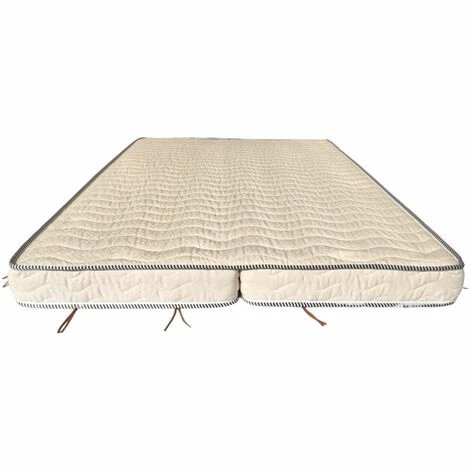 Offres 🎁 LITERIE JULIEN Matelas Tres Ferme Pour Tous Clic Clac 130x190 X 10 Cm Avec 3 Cm Memoire De Forme 60 Kgs/m3 - Decoupe Assise 65 Cm - 5 Zones De Confort - Face Ete Et Ame Mousse Premium Haute Resilience - Hypoallergenique 🧨