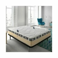 Sortie ✨ ECO-DE Matelas ECODE VISCO GEL UNIC2 CARBON MASSAGER 160x190 Cms 🎁