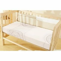 Le moins cher 👏 Matelas Bébé Bio 60x120 Cm - Épaisseur 10 Cm - Haute Densité - Tissu Aloe Vera - Soutien Mi-ferme - Déhoussable - Anti Acariens - Sanitized - Garantie 5 Ans - Sarah & Maël 🤩