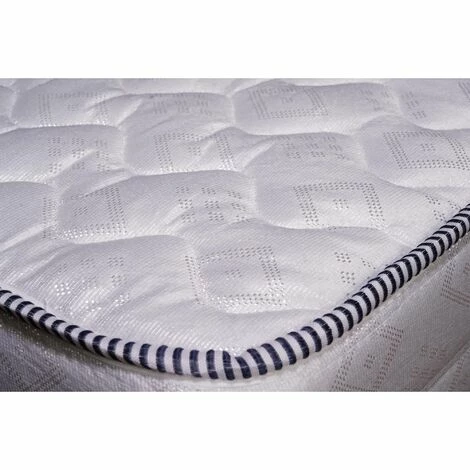 Grosses soldes ✔️ Dmora Matelas Carré Et Semi Orthopédique, Made In Italy, Rembourrage En Polyuréthane Et Fibre Hypoallergénique, Revêtement En Tissu Jacquard, 120x190h24 Cm, Blanc 🔔 – Image 3