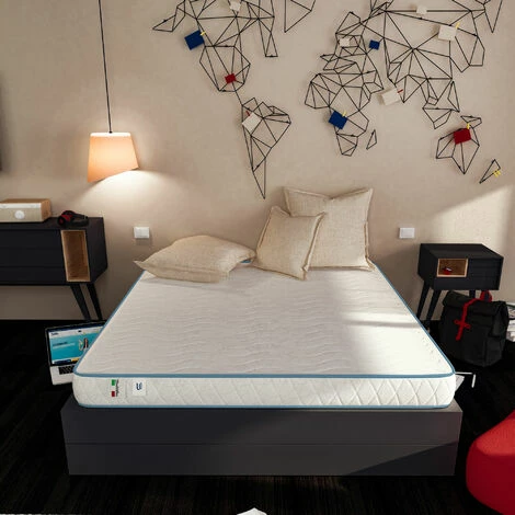 Vente flash 💯 Baldiflex Matelas BASIC 12 Cm Mousse Orthopédique 90 X 190 Cm Comfort Moyen 👏 – Image 4