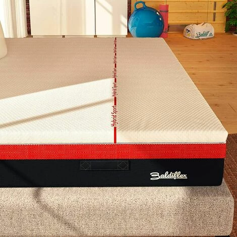 Top 10 😉 Baldiflex Matelas FLUTTUO 70 X 200 Cm Mousse à Mémoire Et Mini-Ressorts Ensaches Technologie Hybride Multi Densité Soutien Moyen Épaisseur 25 Cm ✔️ – Image 3