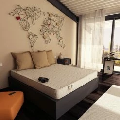 Tout neuf ⭐ Baldiflex Matelas EASY ALOE Épaisseur 24 Cm Mousse Polyuréthane Comfort Moyen 70 X 190 Cm ⭐