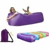 Meilleur prix 🥰 BARES Matelas Hamac Gonflable Violet, Garde Du Corps + Pile Pour Camping, Randonnée, Voyage, Piscine Et Plage | Violet ✔️
