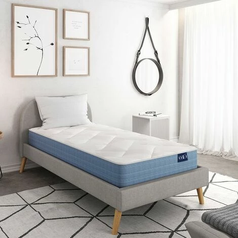 Meilleur prix 🧨 LES TENDANCES Matelas Mousse à Mémoire De Forme 90x190 Cm Zefir - 22 Cm 😉 – Image 4