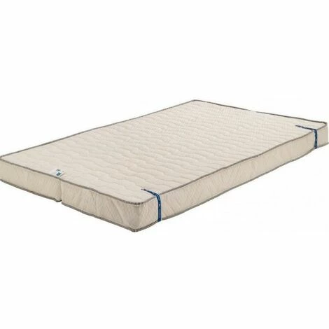 Coupon 💯 PROVENCE LITERIE Matelas Tres Ferme Pour Tous Clic Clac 130x190 X 14 Cm Avec 4 Cm Memoire De Forme 65 Kgs/m3 - Decoupe Assise 60 Cm Hypoallergenique 😍 – Image 2