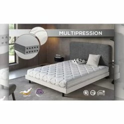Grosses soldes 🔔 Matelas SIMPUR MULTIPRESSION 120x200cm | Orthopédique | Matelas En Mousse Confort | 18cm D'Epaisseur | Housse Amovible | ZÉRO PRESSION DREAM® 👏