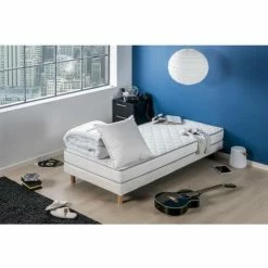 Remise 🎁 DEKO DREAM Pack Star Matelas 90x190 + Couette 140x200 + Oreiller 60x60 - 16 Cm ✔️