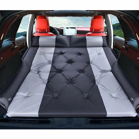 Meilleur prix 🔥 XUEQIEE Matelas Gonflable Lit De Voiture 180 X 132 Cm, Portatif Automatique De Matelas Pneumatique Pour Voyage Autonome En Plein Air-Noir 😍