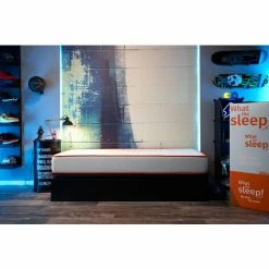 Budget 🔔 WHAT THE SLEEP! ZZZZ What The Sleep, Matelas à Mémoire De Forme Durable Premium HR, 22 cm, Modèle Rap, 70x190, Fermeté, Confort Et Haute Respirabilité, 2 zones Indépendantes, Protection Hygiénique 💯