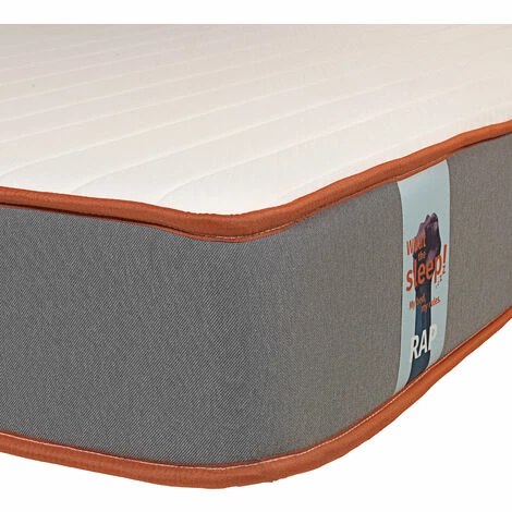 Budget 🔔 WHAT THE SLEEP! ZZZZ What The Sleep, Matelas à Mémoire De Forme Durable Premium HR, 22 cm, Modèle Rap, 70x190, Fermeté, Confort Et Haute Respirabilité, 2 zones Indépendantes, Protection Hygiénique 💯 – Image 3
